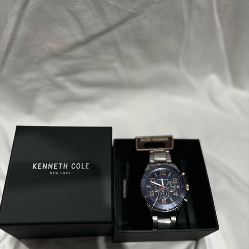 Kenneth Cole New York Mark Maddox watch new men's with metal bracelet