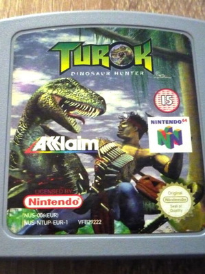 Turok Dinosaur Hunter Nintendo 64 game used, action adventure