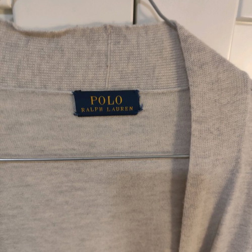 Ralph Lauren thin knitted cardigan no L/XL like new, grey