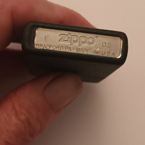 Zippo lighter F - 05 black matte like new