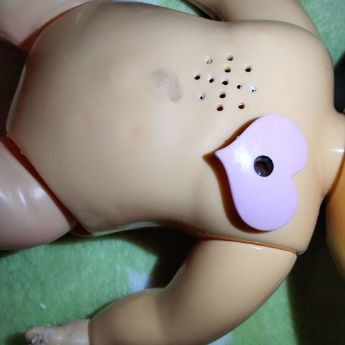 Cry Babies Kristal Gets Sick doll used, interactive with thermometer