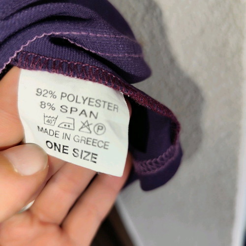 You Too Exclusive women's top vintage like new, purple with gold details
