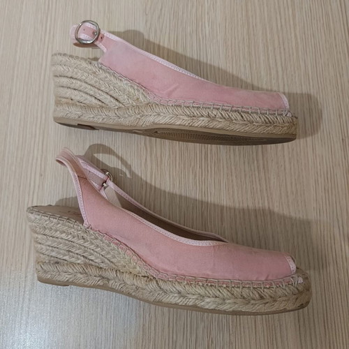 Viguera espadrilles like new, size 41, pink, platform 6.5 cm