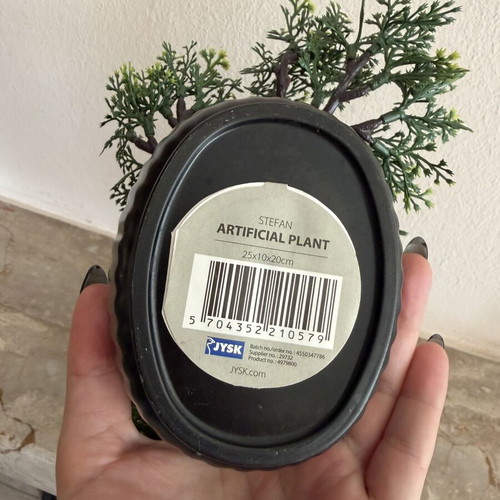 JYSK set of 6 artificial plants with pots