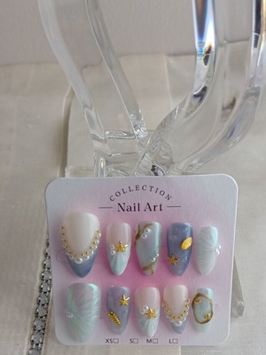Press On Nails Ocean Pearls nails Collection new
