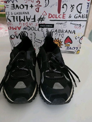 Παπούτσια Dolce & Gabbana αθλητικά σαν καινούργια, μέγεθος 39, μαύρο και γκρι