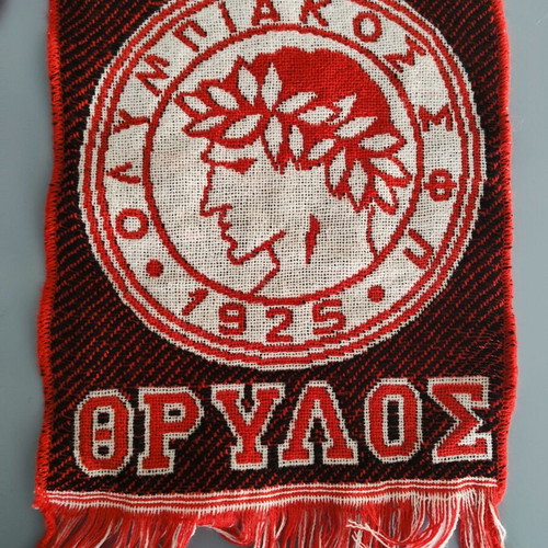 Olympiacos S.F.P. Classic Scarf used, fan accessory