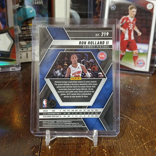 2024-25 Panini Mosaic Silver Prizm Ron Holland II Rookie Card mint