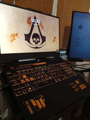 Asus TUF A15 лапτοπ σαν καινούργιο, 16GB DDR5, AMD Ryzen 7, RTX 4050