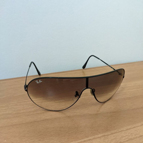 Authentic Ray-Ban Black Shield sunglasses like new