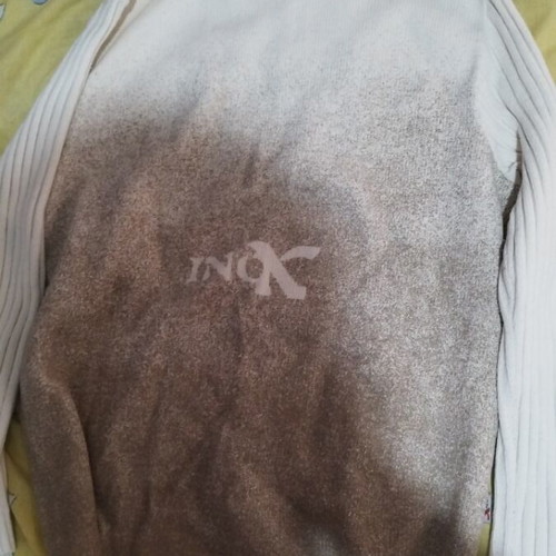 Inox knitwear winter sweater white size M like new