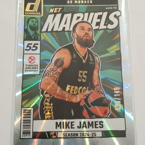 Mike James Net Marvels numbered card like new