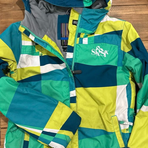 Mountain jacket used, colorful, size M