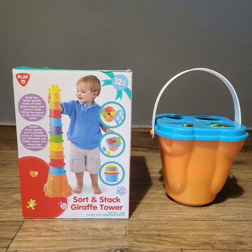 Educational stacking giraffe tower like new for 12+
