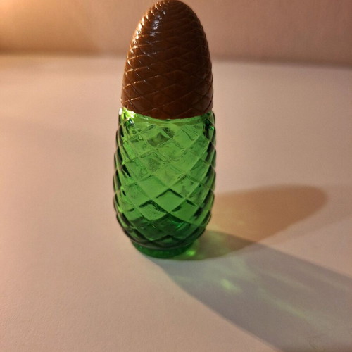 Vintage Pino Silvestre Vidal bottle used, pine cone shape