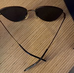 Vogue butterfly-shaped women's sunglasses with rhinestones