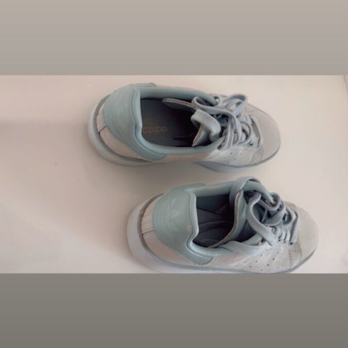 Adidas sneakers like new, turquoise, size 37