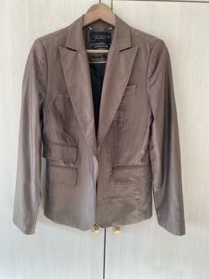 Zara limited edition jacket 55% wool 45% silk like new size 40