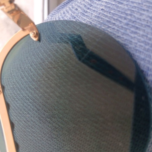 Paloma Picasso sunglasses used, black and gold