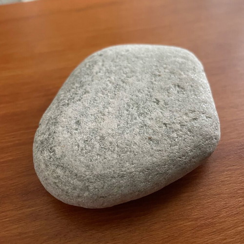 Gray river stone with smooth surface new