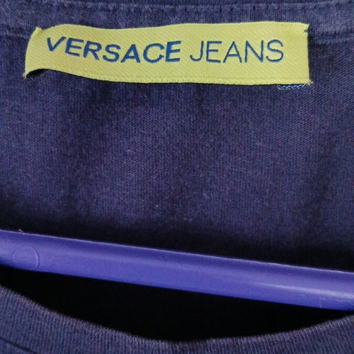 Versace Jeans men's t-shirt used, blue, size L