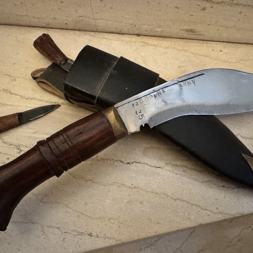 Vintage Gurkha Kukri Decorative Knife with Sheath