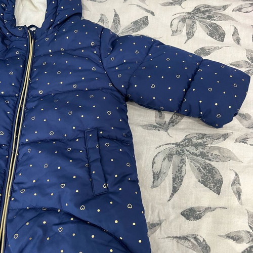 Tex Baby 18-Month Overall Exit Suit new, dark blue with gold details