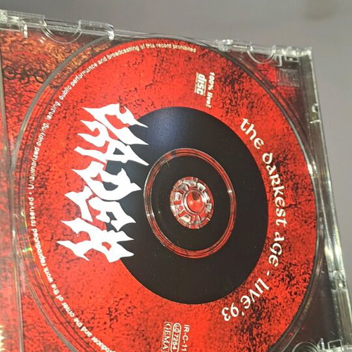 The Darkest Age Live '93 CD used, metal