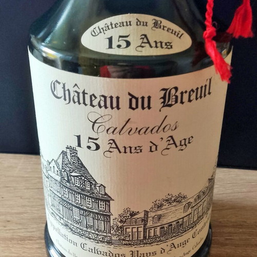 Chateau du Breuil 15 Ans Calvados bottle like new, collectible