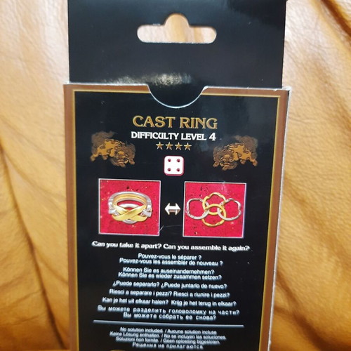 Cast Ring Hanayama like new