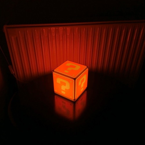 Super Mario Question Block Lamp like new