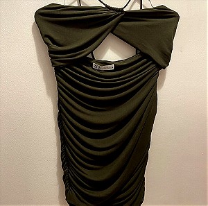 Πωλείται χακί φόρεμα Zara m 12€
