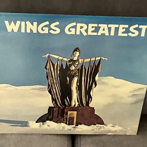 Wings Greatest LP vinyl used, rock genre