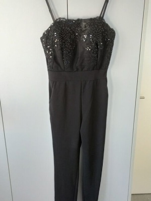 Italian Glamour Jumpsuit like new, black, size M