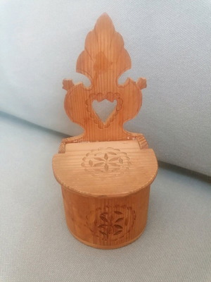 Wooden vintage spice holder used