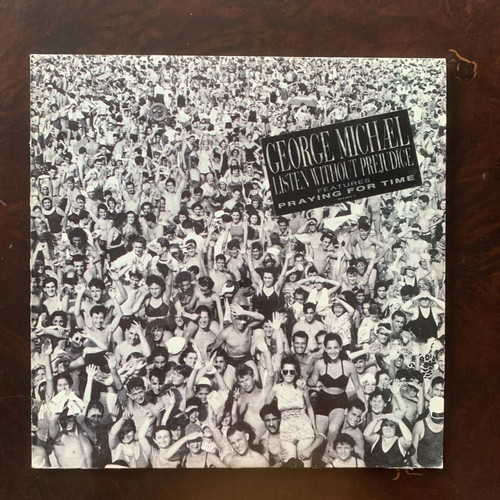 George Michael Listen Without Prejudice Vol. 1 vinyl used, original Greek pressing 1990