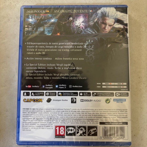 Devil May Cry 5 Special Edition PlayStation 5 new sealed