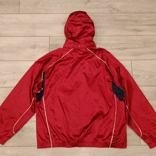 Nike Retro Shiny Windbreaker Jacket Y2K used, red with hood