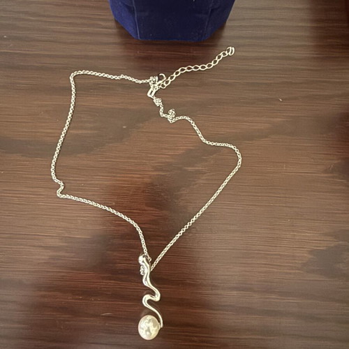 Majorica pearl necklace Spain, silver 925