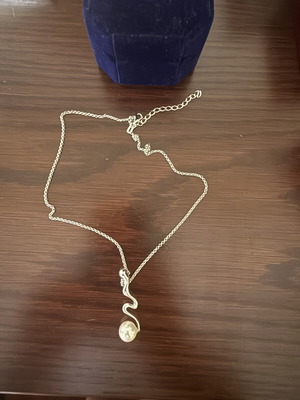 Majorica pearl necklace Spain, silver 925