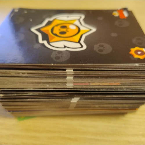 Brawl Stars card set, 131 cards, 81 unique numbers