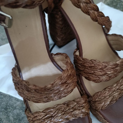 Castaner platform sandals size 37 like new, brown, comfortable