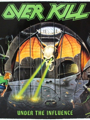 Overkill Under The Influence vinyl LP album used, metal