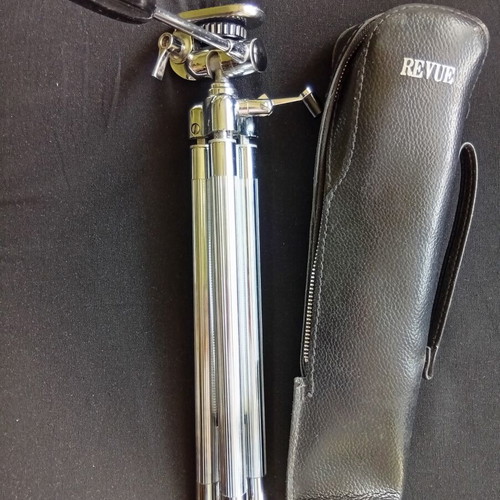 Nickel-plated tripod 73 cm with original case like new