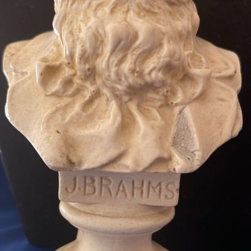 Bust of Johann Brahms 1920 like new, handmade