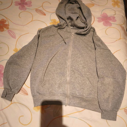 Set of 3 women's sweatshirts used, size S, gray and turquoise