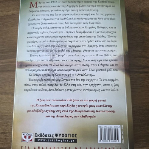 Porfyro Potami novel used, Greek language