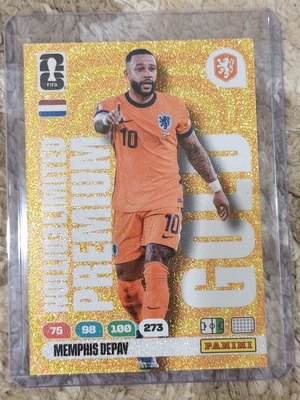 Panini Golden Card Memphis Depay Limited Edition new