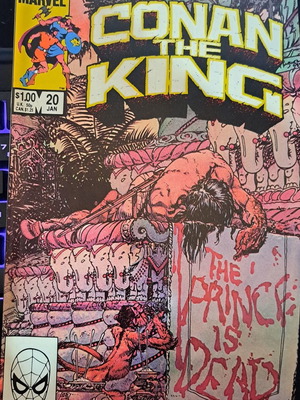 Conan the King #20 ''The Prince is Dead'' Marvel Comics used