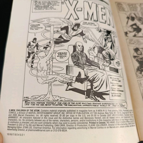 Marvel comics 2005 reprint mini edition, λοτ 3 τεύχη σαν καινούργιο